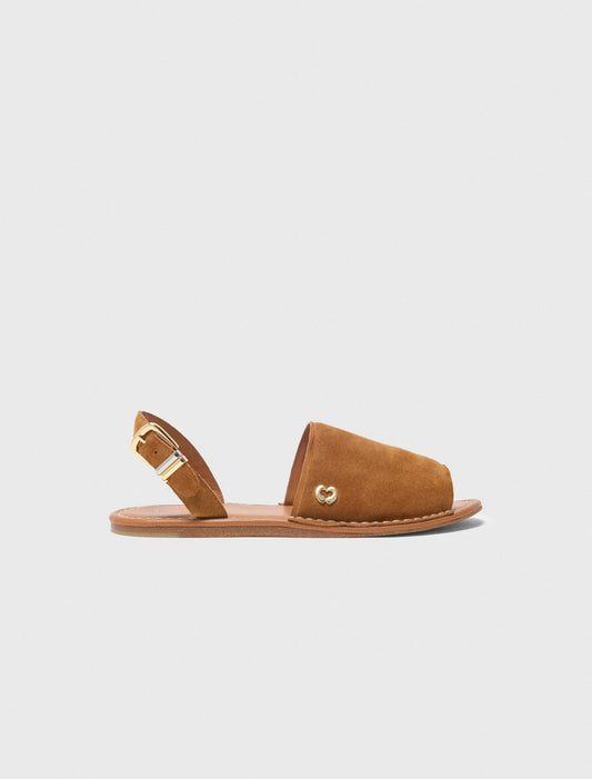Flat Sandals Camel