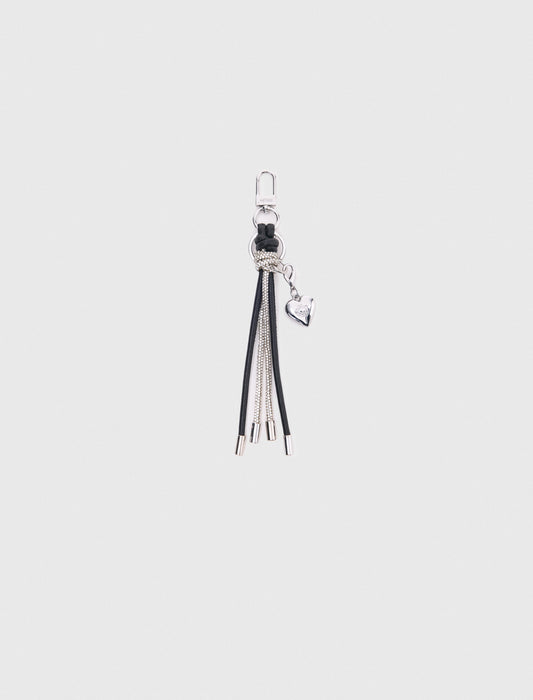 Rhinestone bag charms Silvery