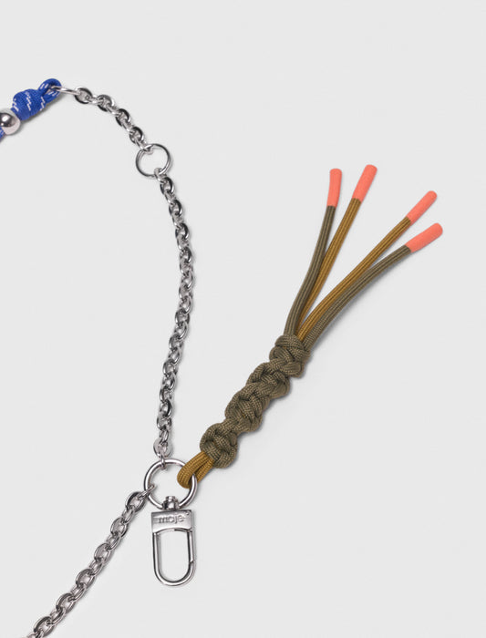 Chain & Cord Mix Bag Charms MULTI-COLOURED