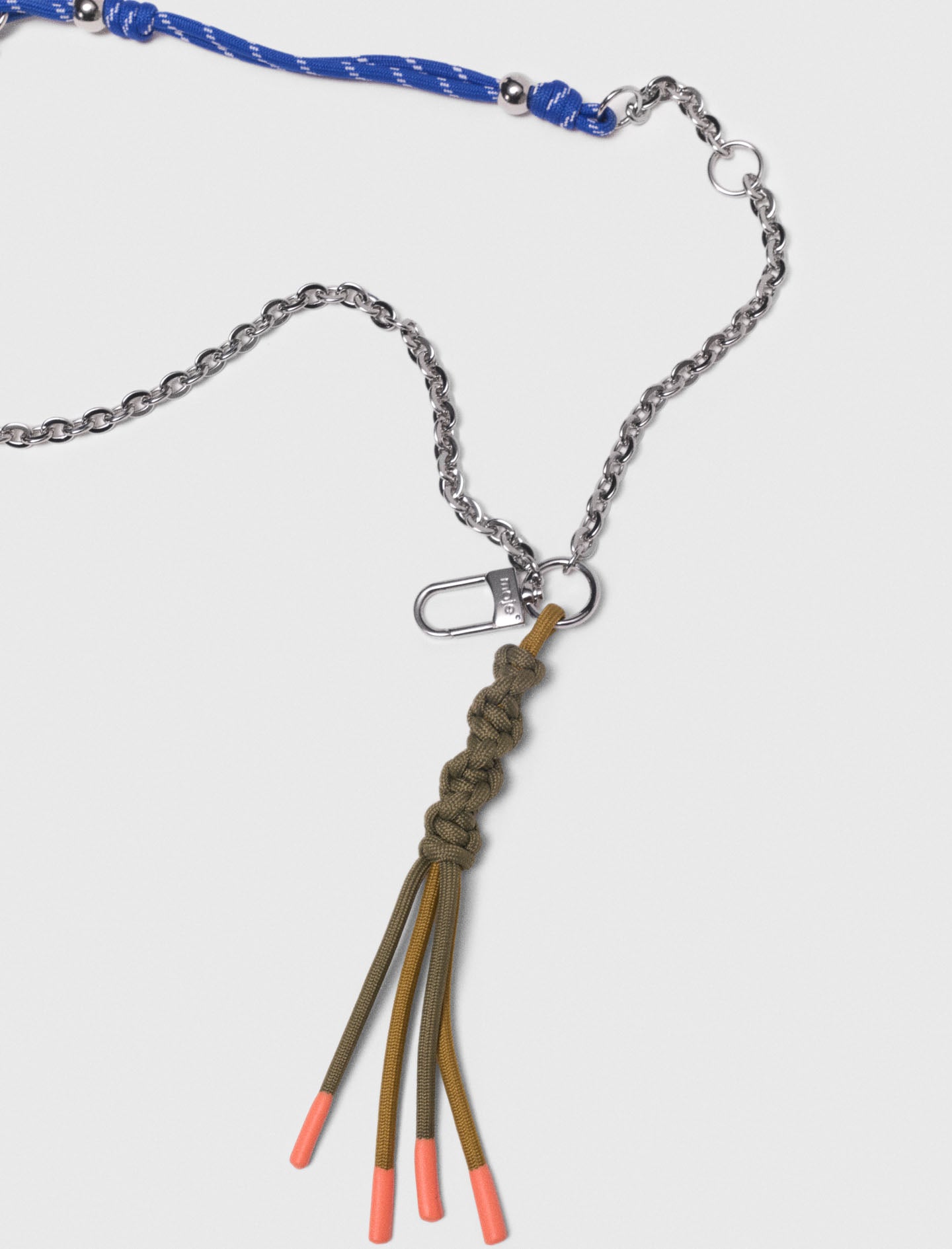 Chain & Cord Mix Bag Charms Multi-Coloured