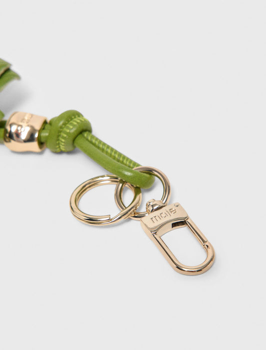 Flower Charms With Pearls Green