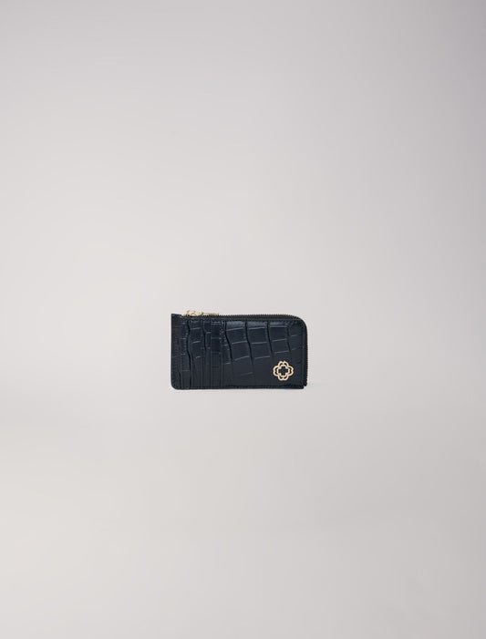 Black  -LEATHER CARD CASE