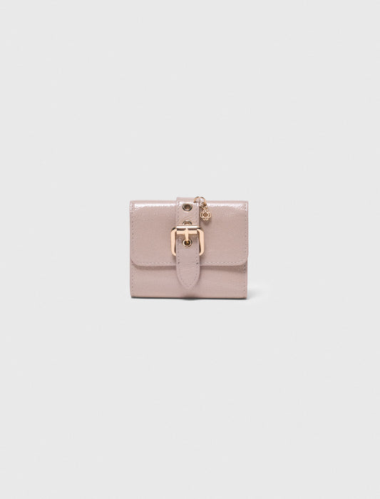 Miss M Naplak Leather Wallet MASTIC BEIGE