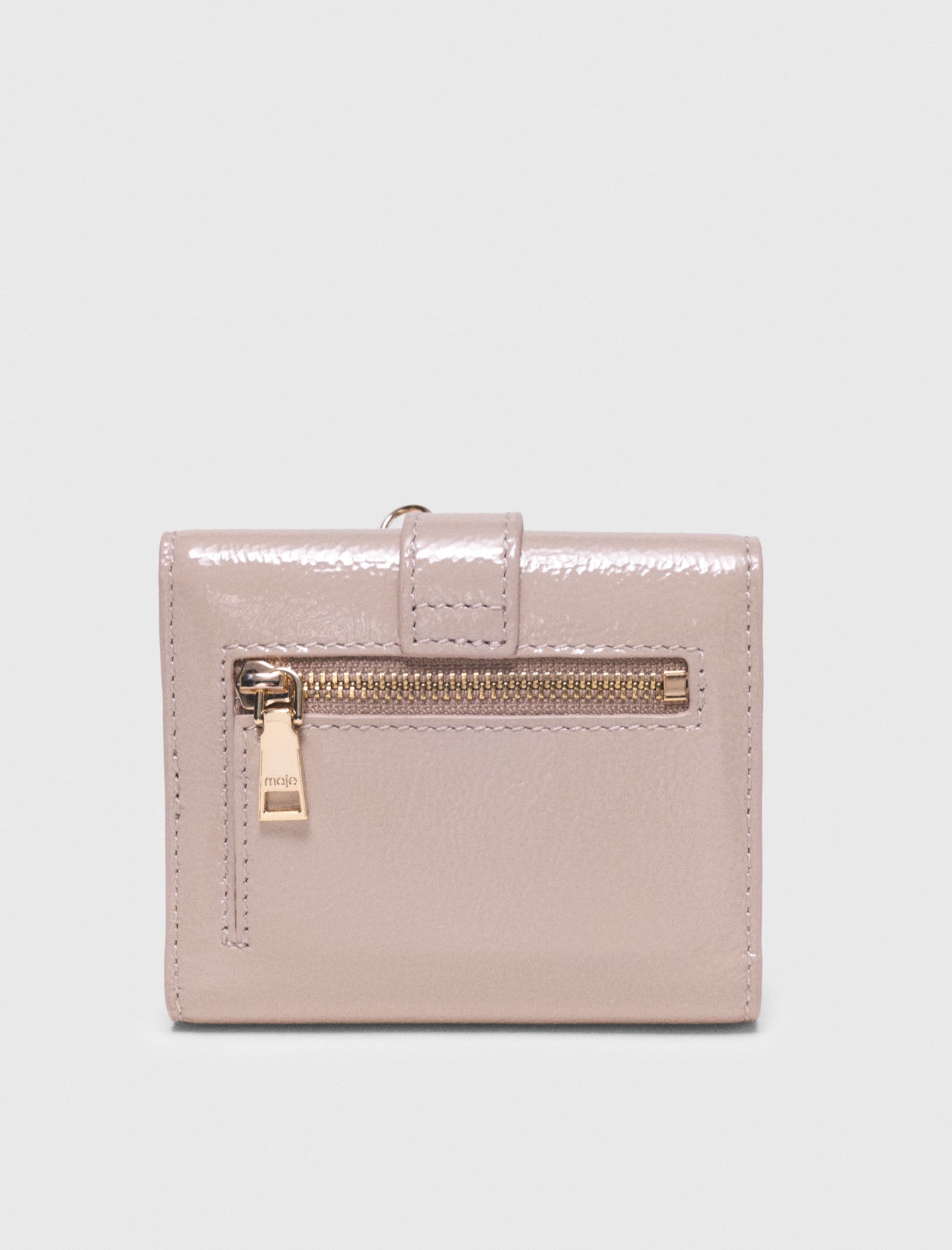 Miss M Naplak Leather Wallet MASTIC BEIGE