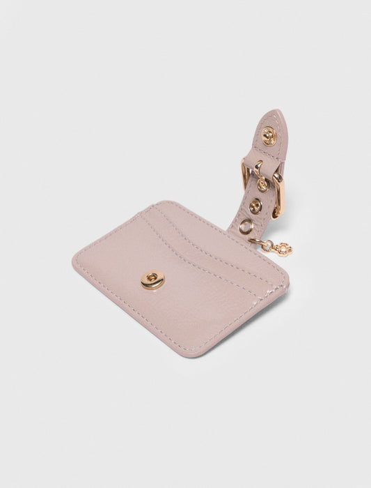 Miss M Naplak Leather Card Case MASTIC BEIGE