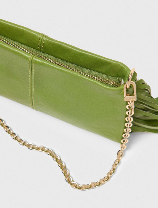 Miss M Leather Pouch Green