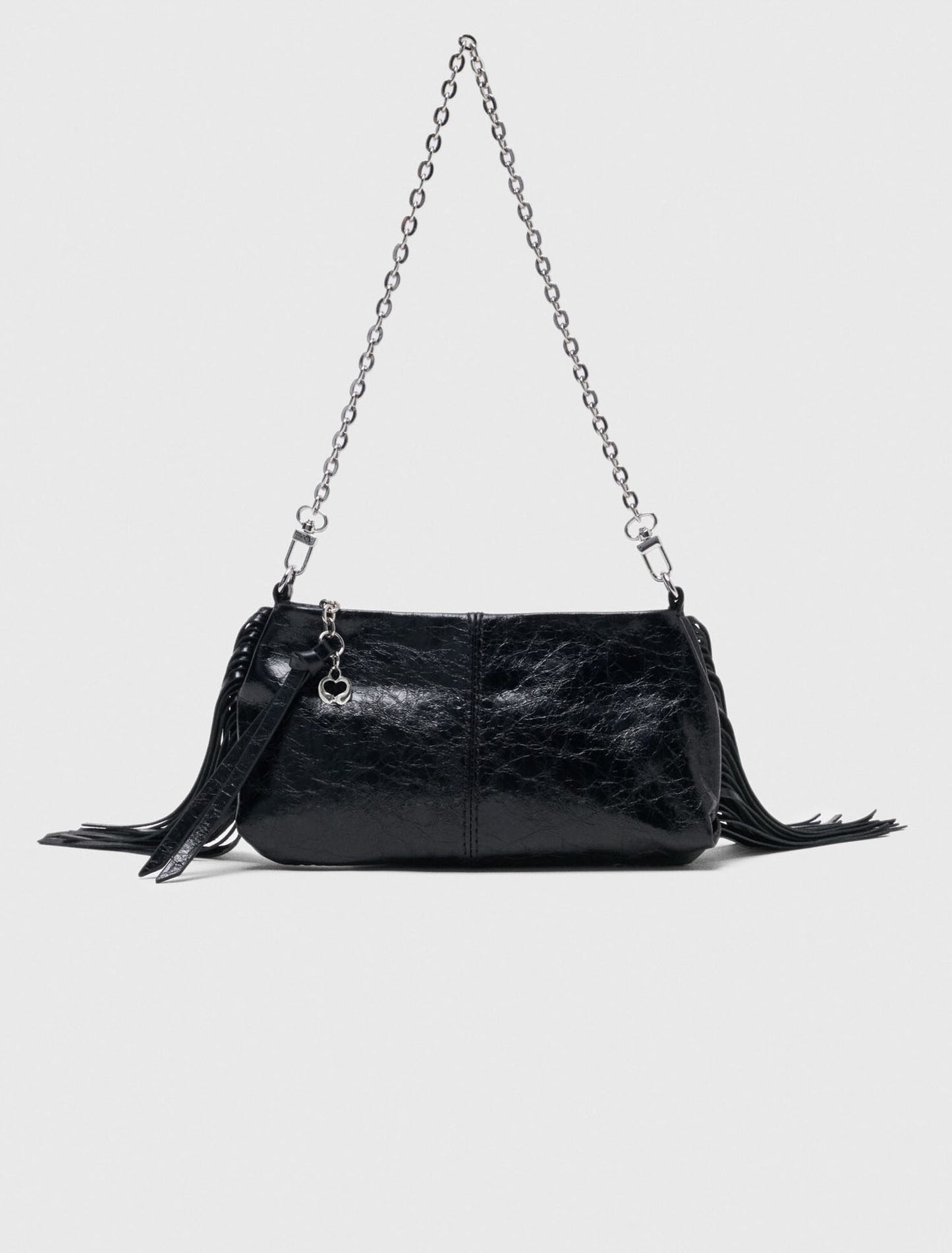 Patent leather Miss M clutch bag Black