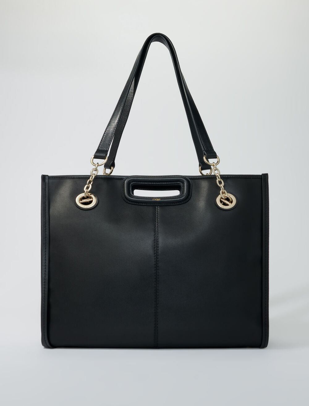 Fringed Leather Tote Bag