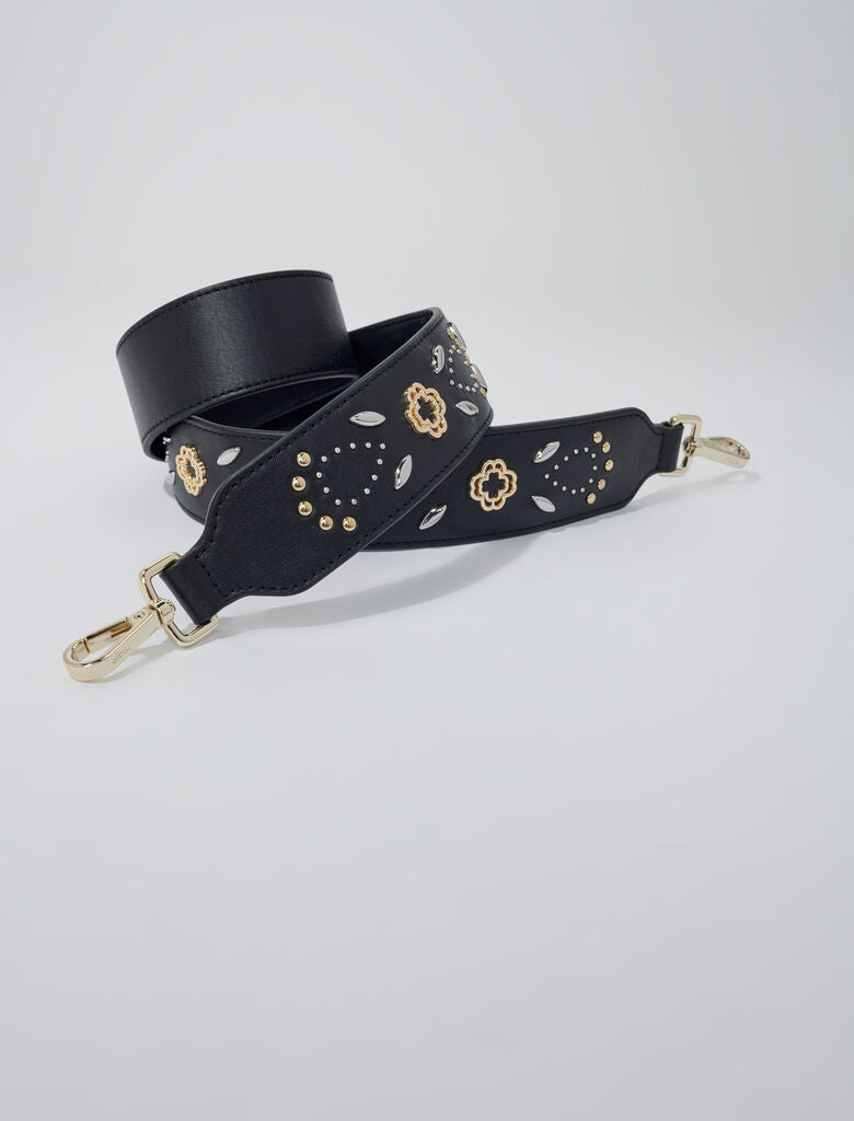 Black-Studded leather strap