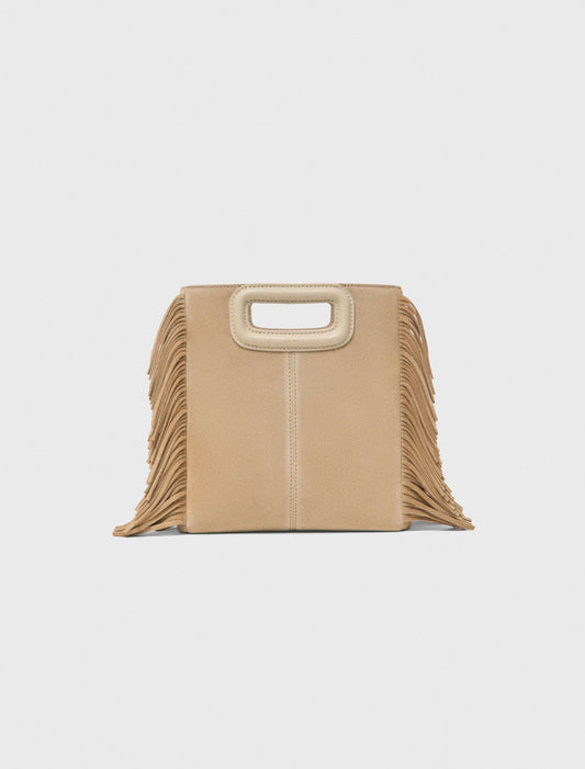 Suede M Bag Cappucino