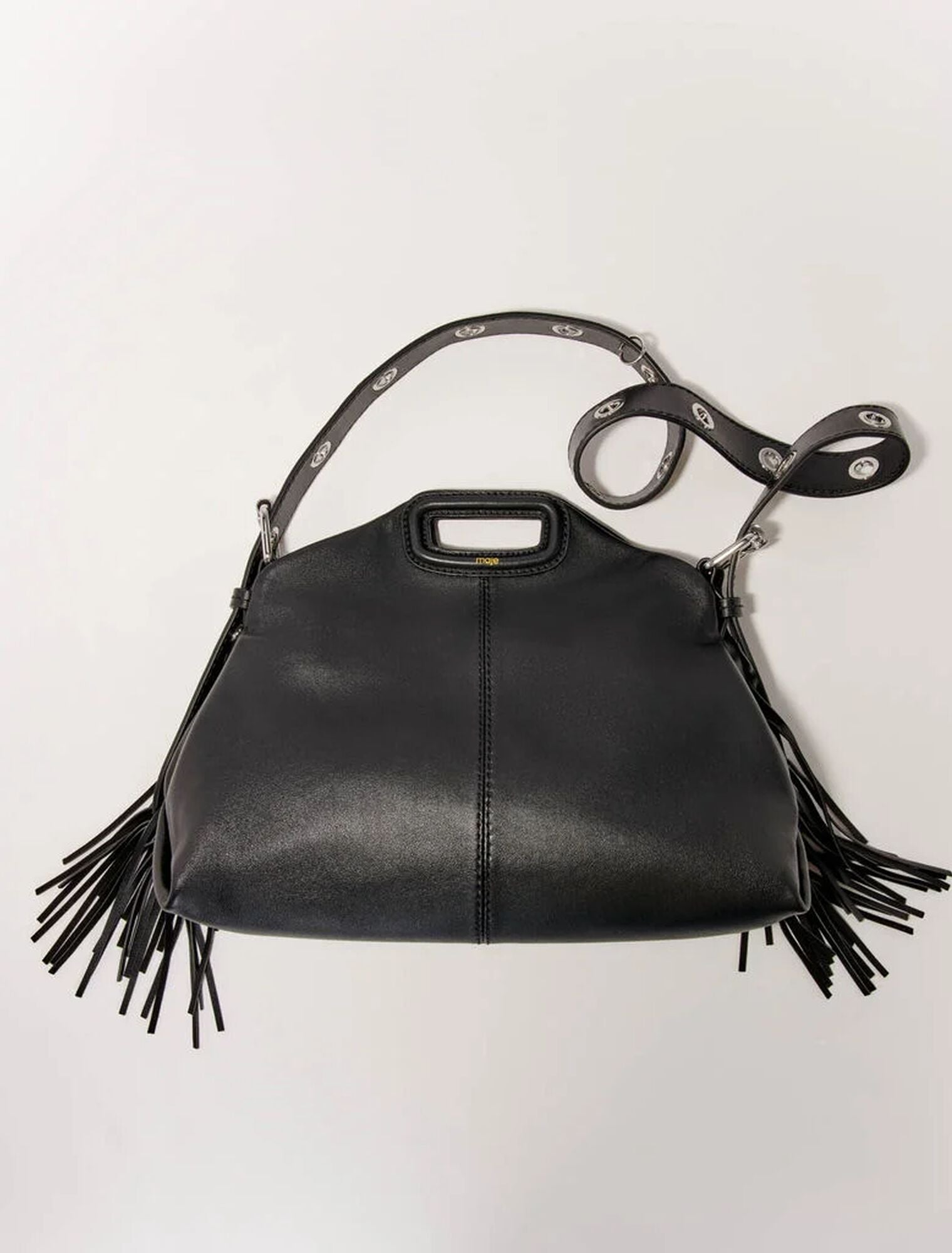 Black  -Smooth leather Miss M bag