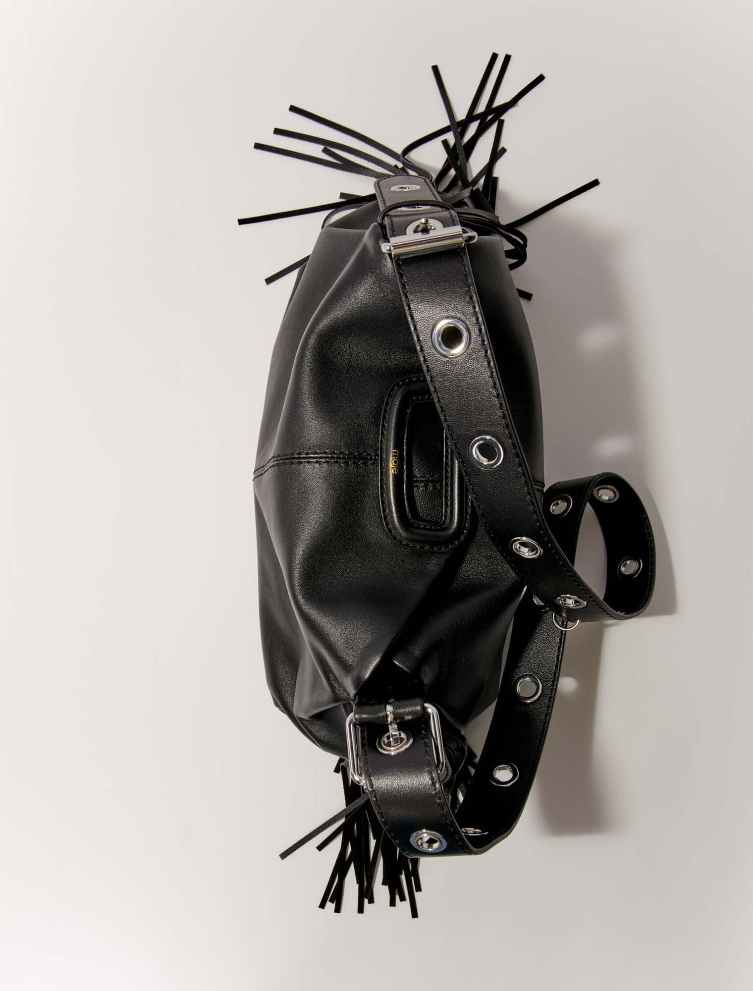Black  -Smooth leather Miss M bag