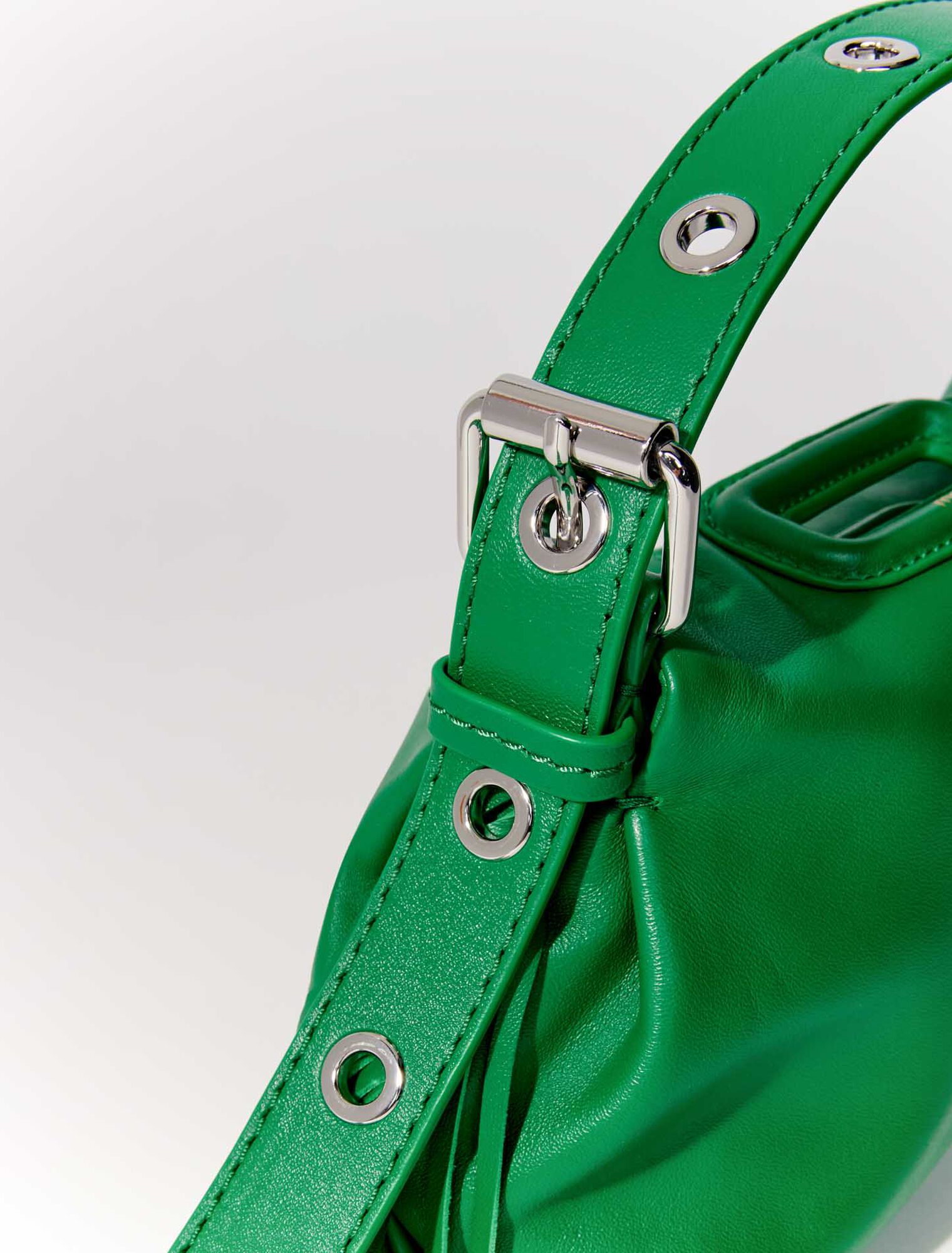 Green  -Smooth leather mini Miss M bag