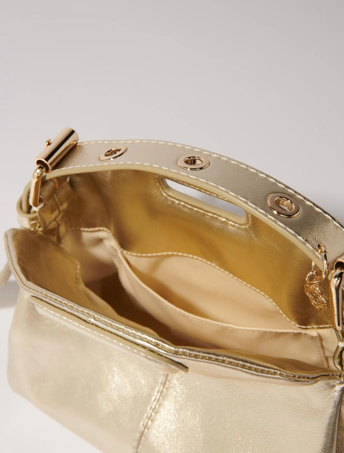Gold  -Metallic leather Miss M Mini bag