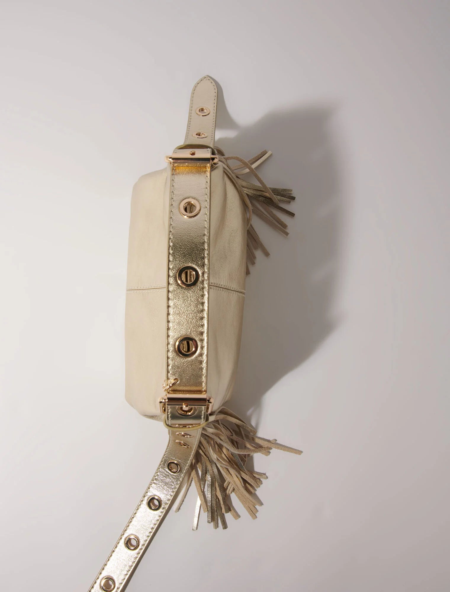 Gold  -Metallic leather Miss M Mini bag