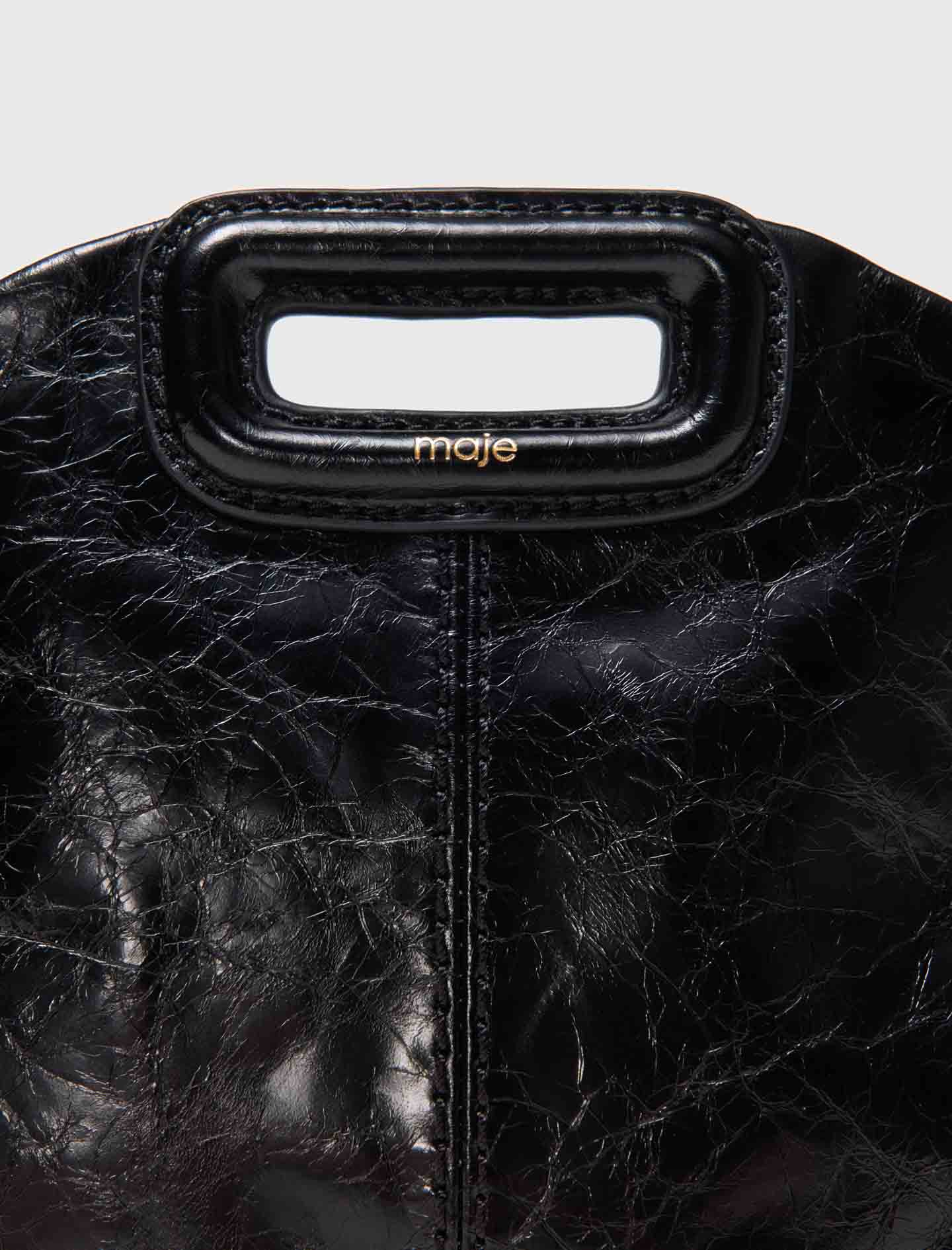 Crackled leather Miss M Mini bag