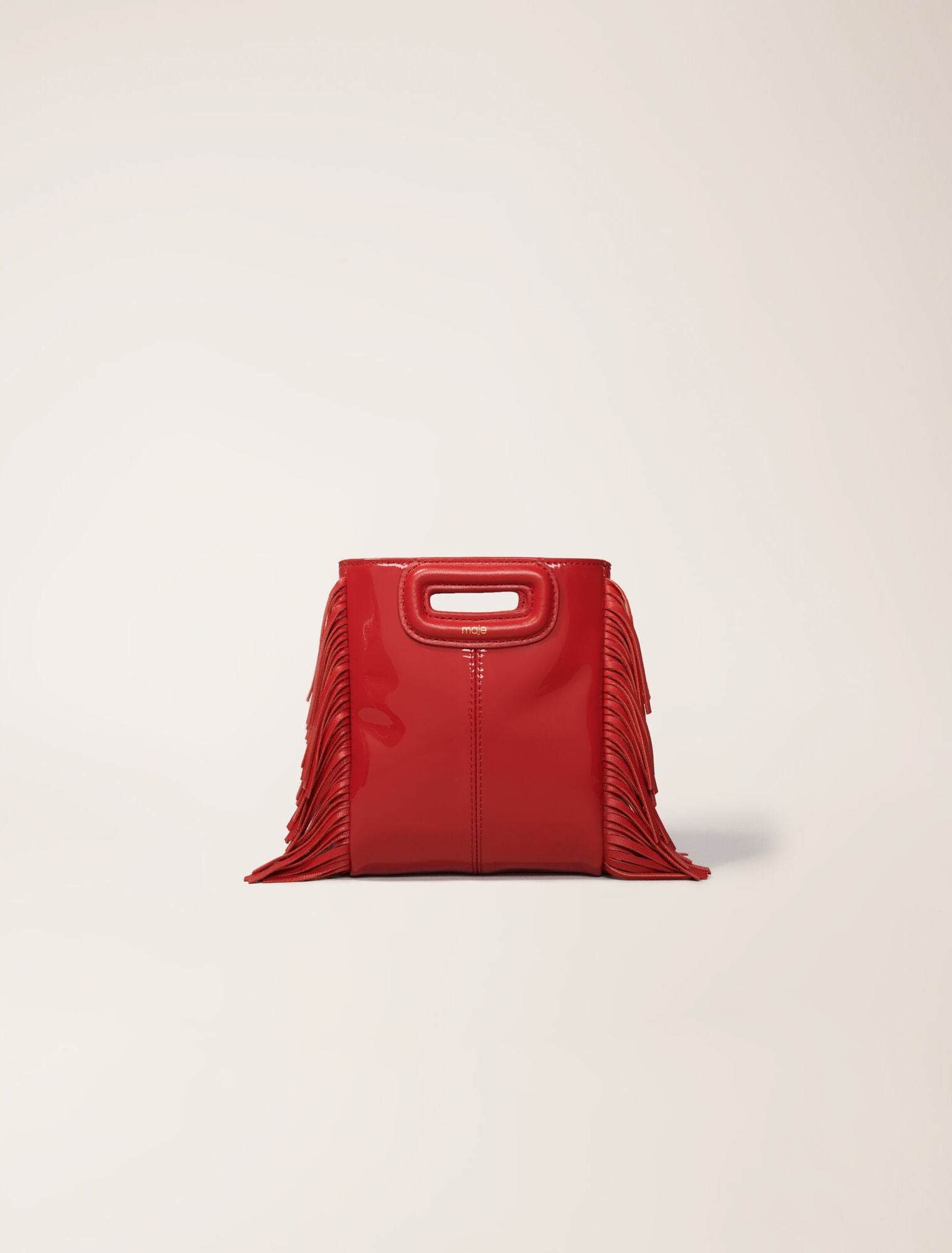 Patent leather m mini bag