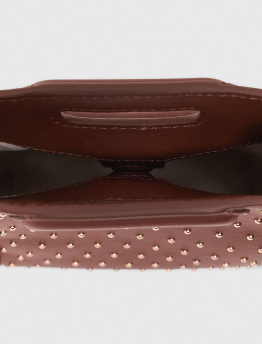 M mini leather and studs bag