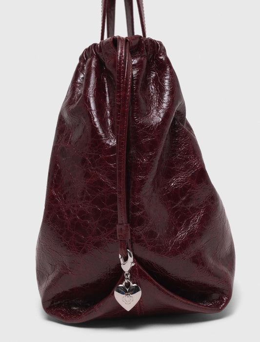 Crackled Miss M tote bag