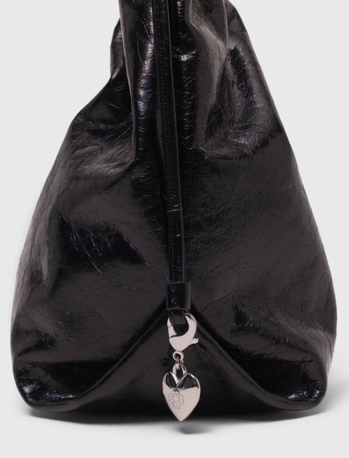 Crackled Miss M tote bag