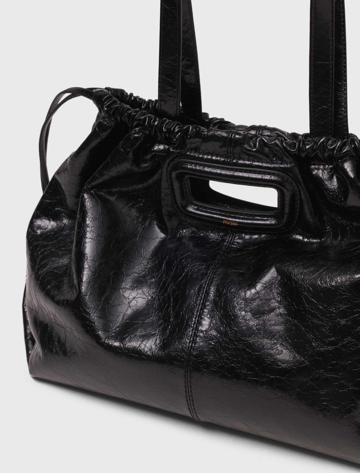 Crackled Miss M tote bag