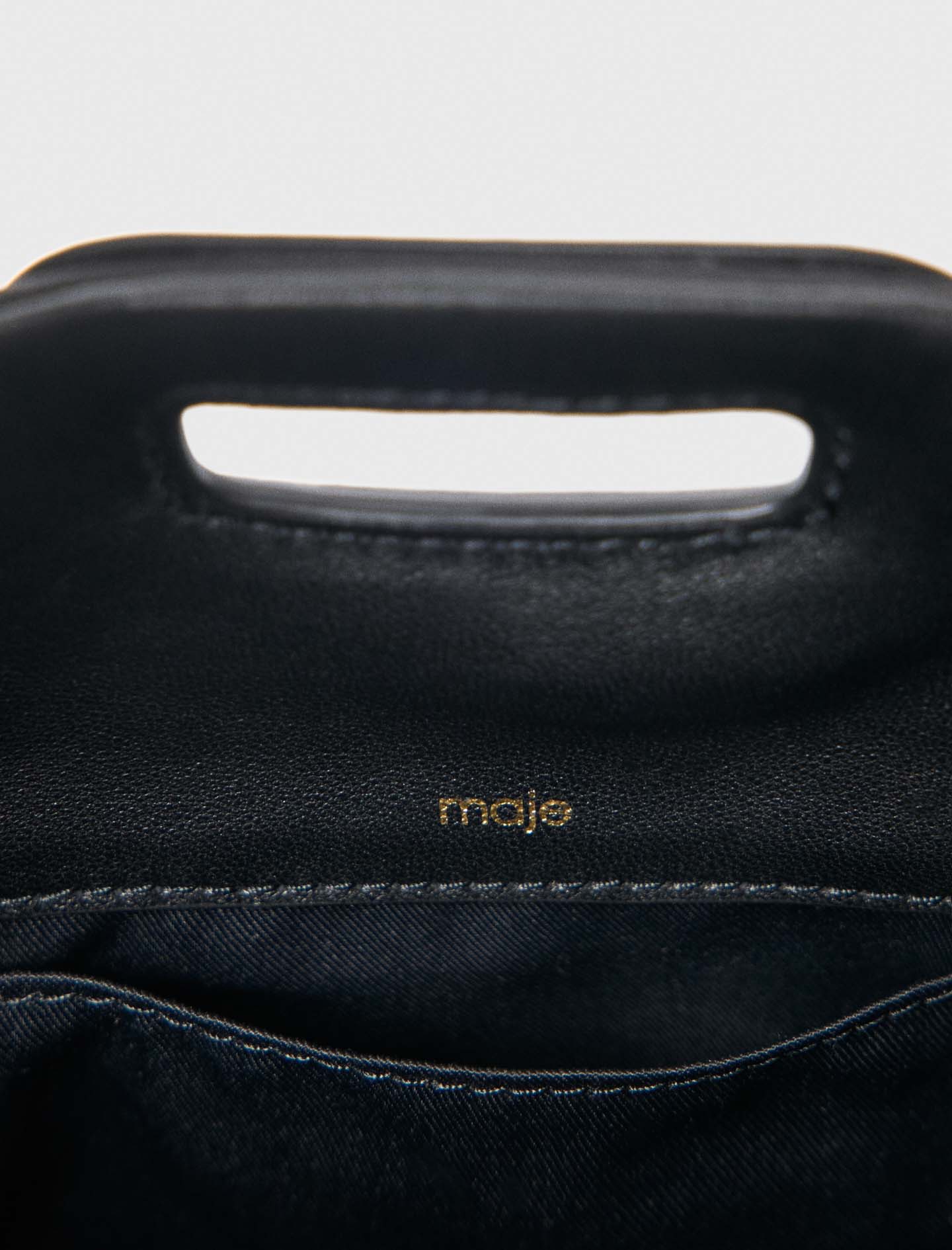 Rhinestone Miss M mini bag Black