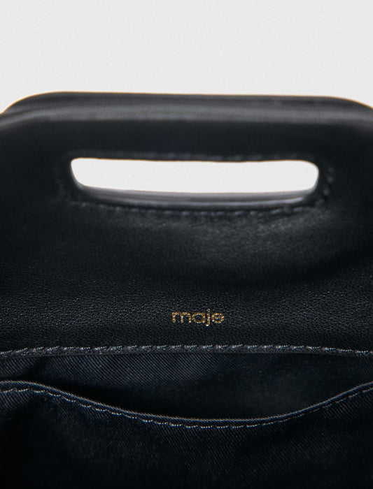 Rhinestone Miss M mini bag Black