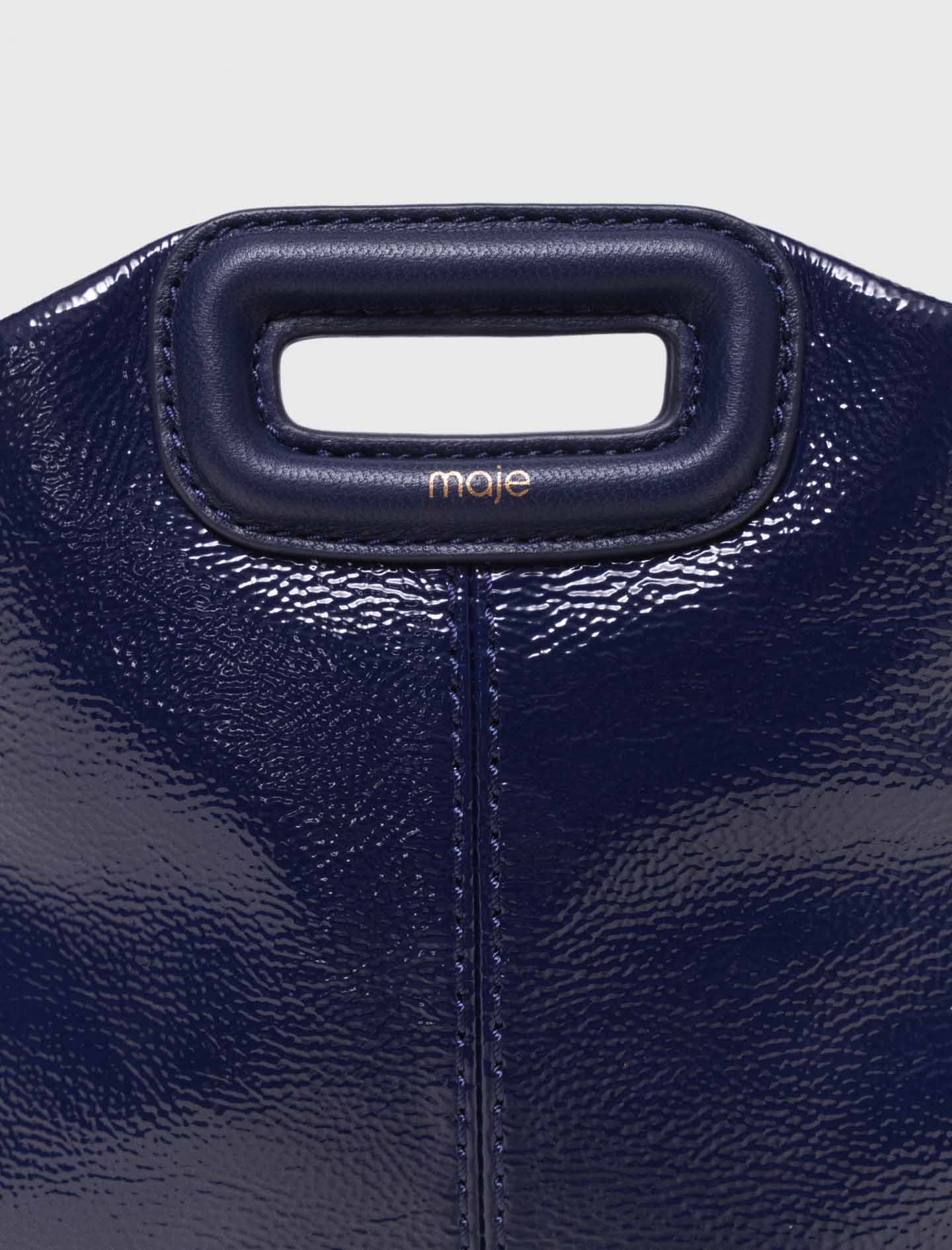 Naplak Leather Miss M Mini Bag Navy