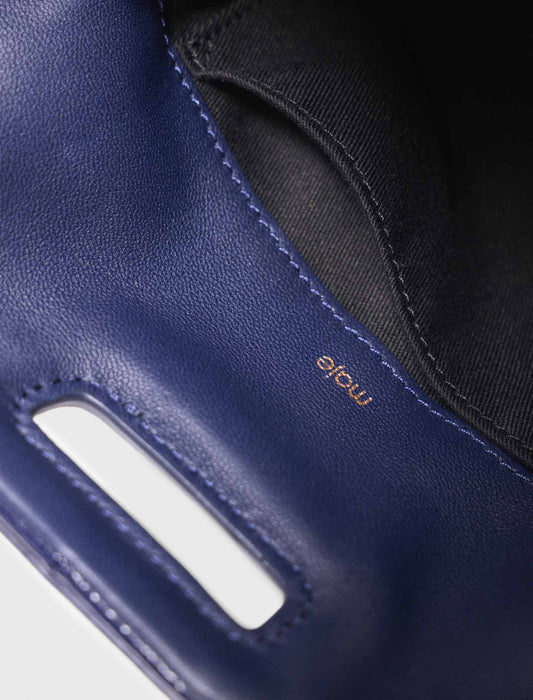 Naplak Leather Miss M Mini Bag Navy