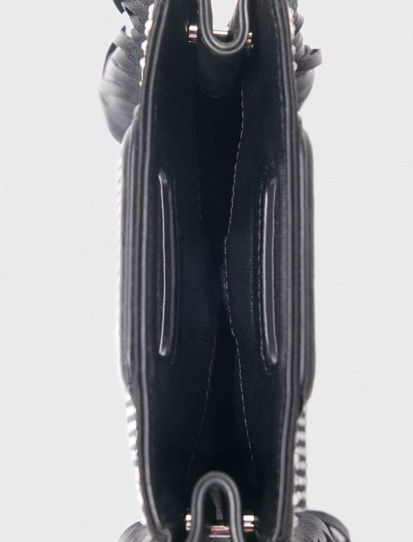 Rhinestone M mini bag Black