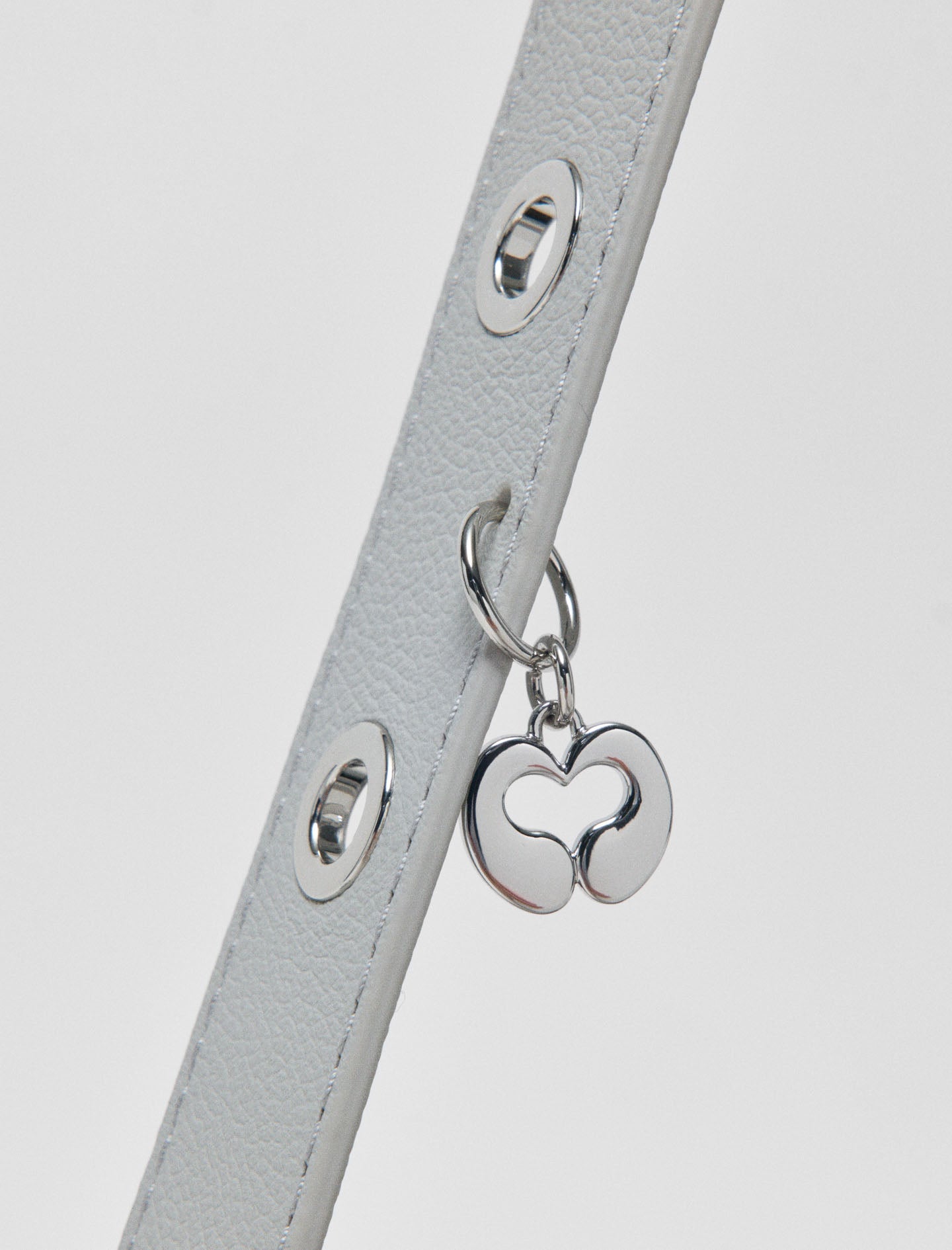 Grained Leather Miss M Bag LIGHT GREY