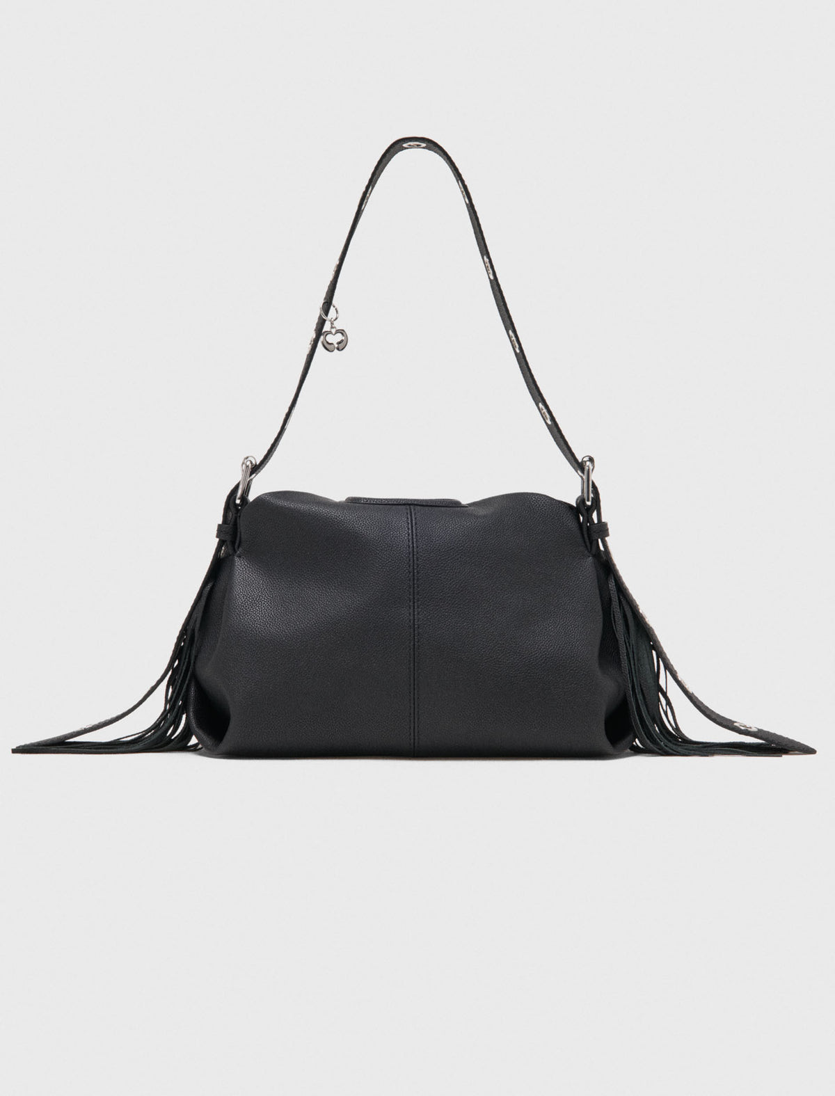 Grained leather Miss M bag Black