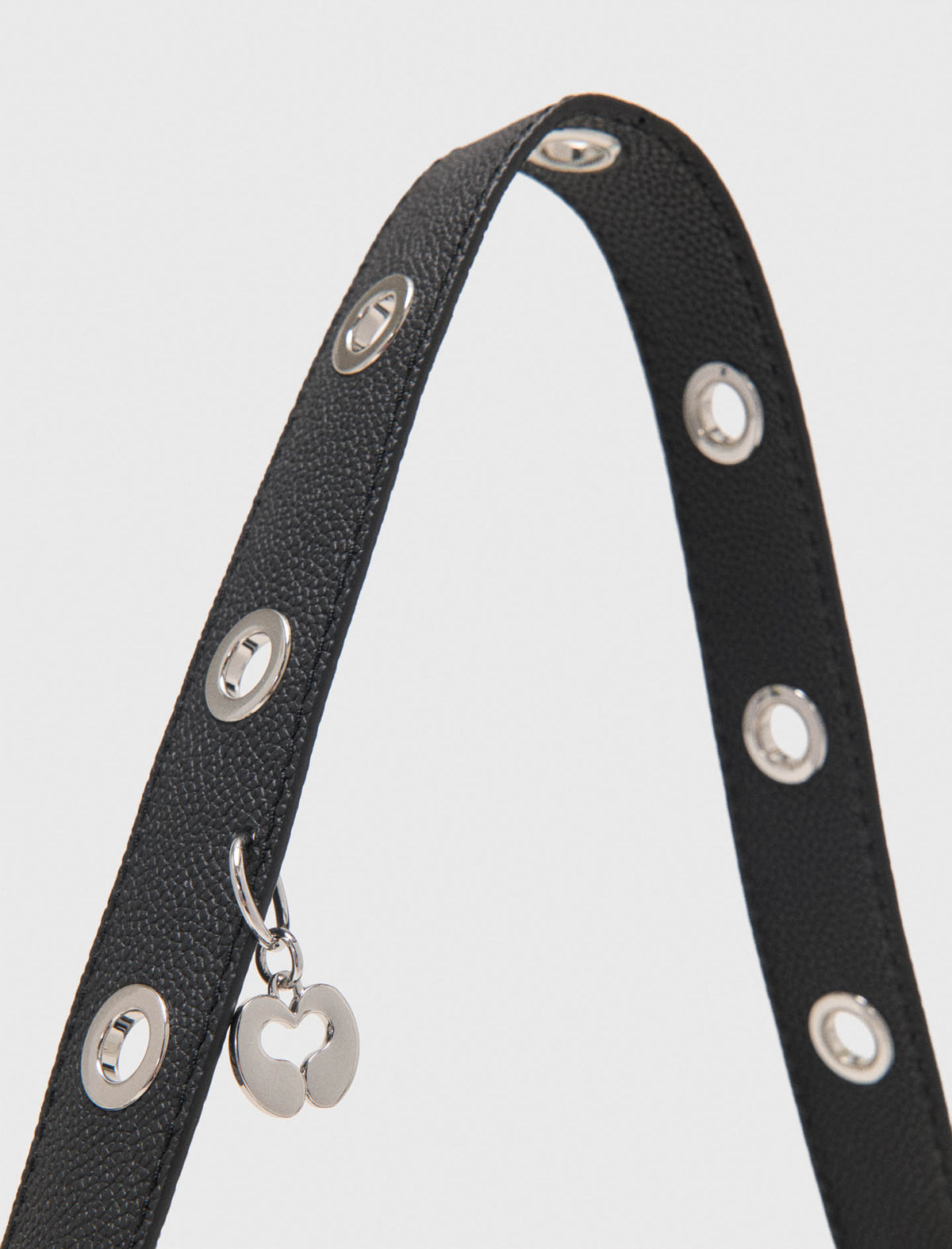 Grained leather Miss M bag Black