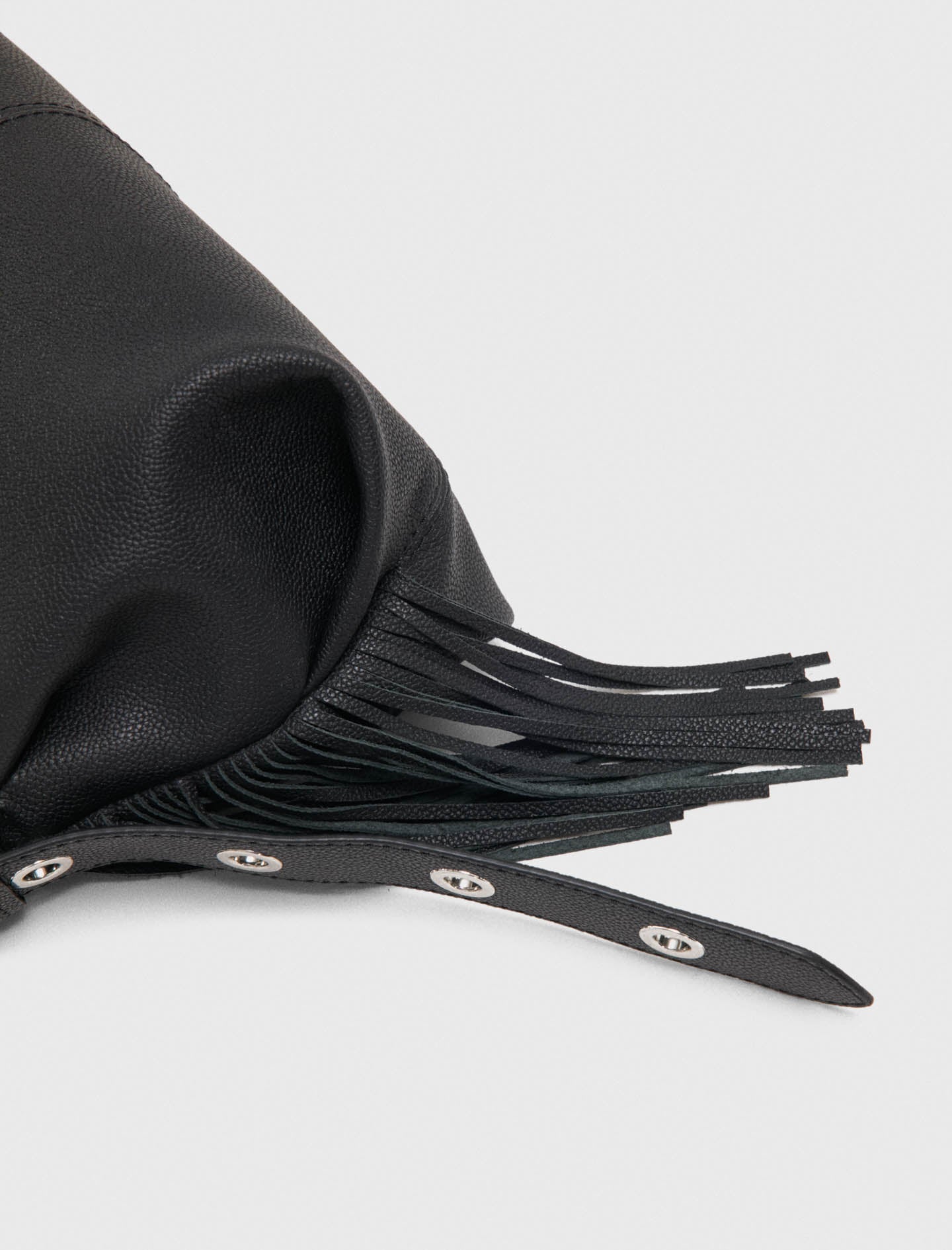 Grained leather Miss M bag Black
