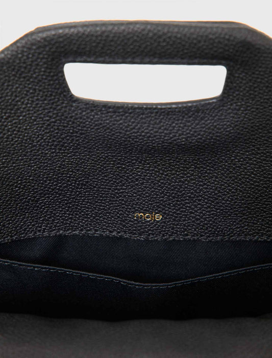 Grained leather Miss M bag Black