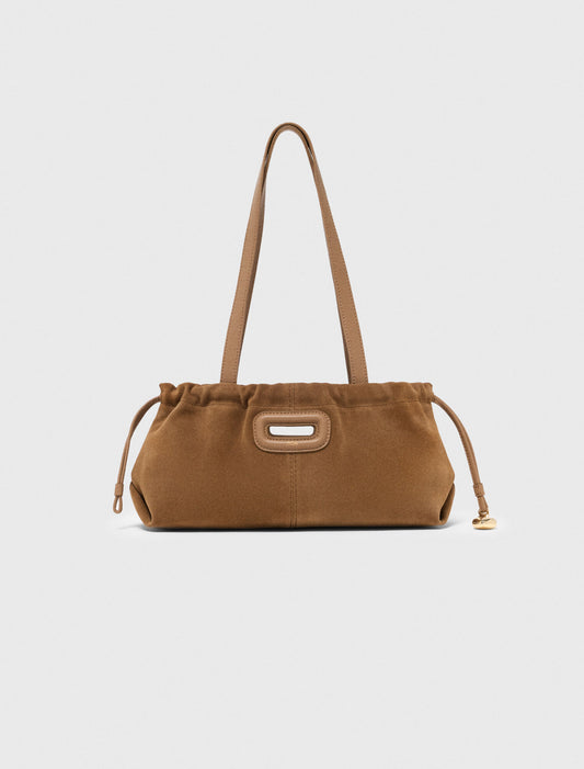 Suede Milpli Gazette Bag Camel