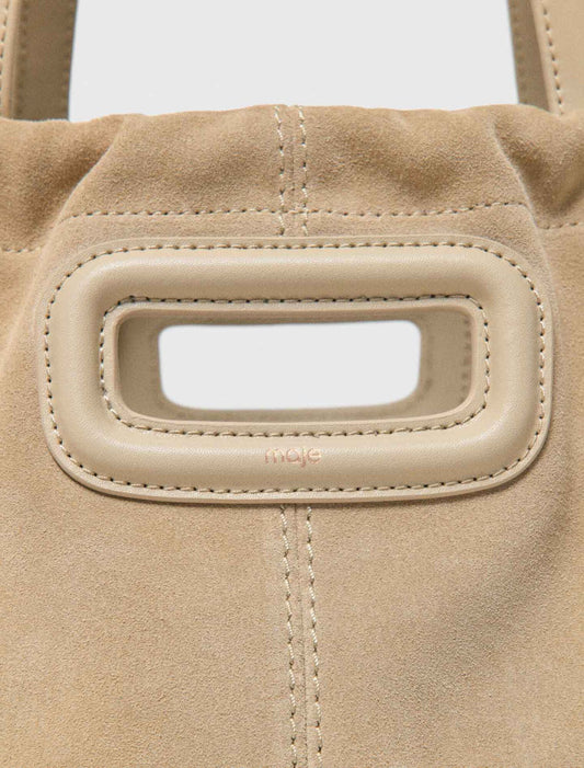 Suede Milpli Tote Bag Cappucino