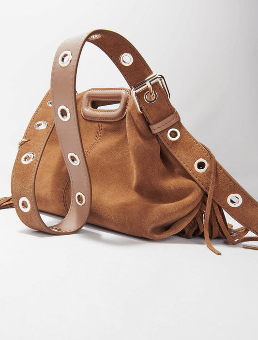 Miss M mini suede bag Camel