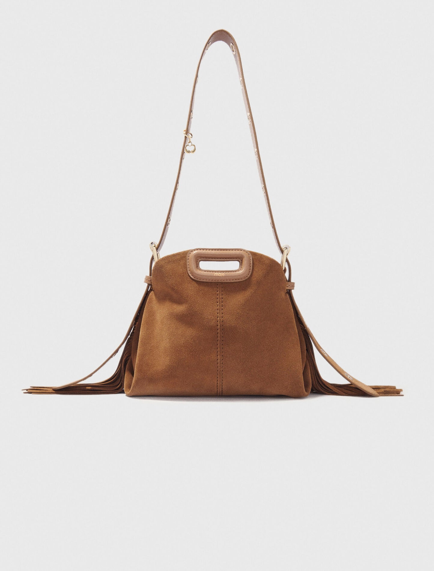 Miss M mini suede bag Camel