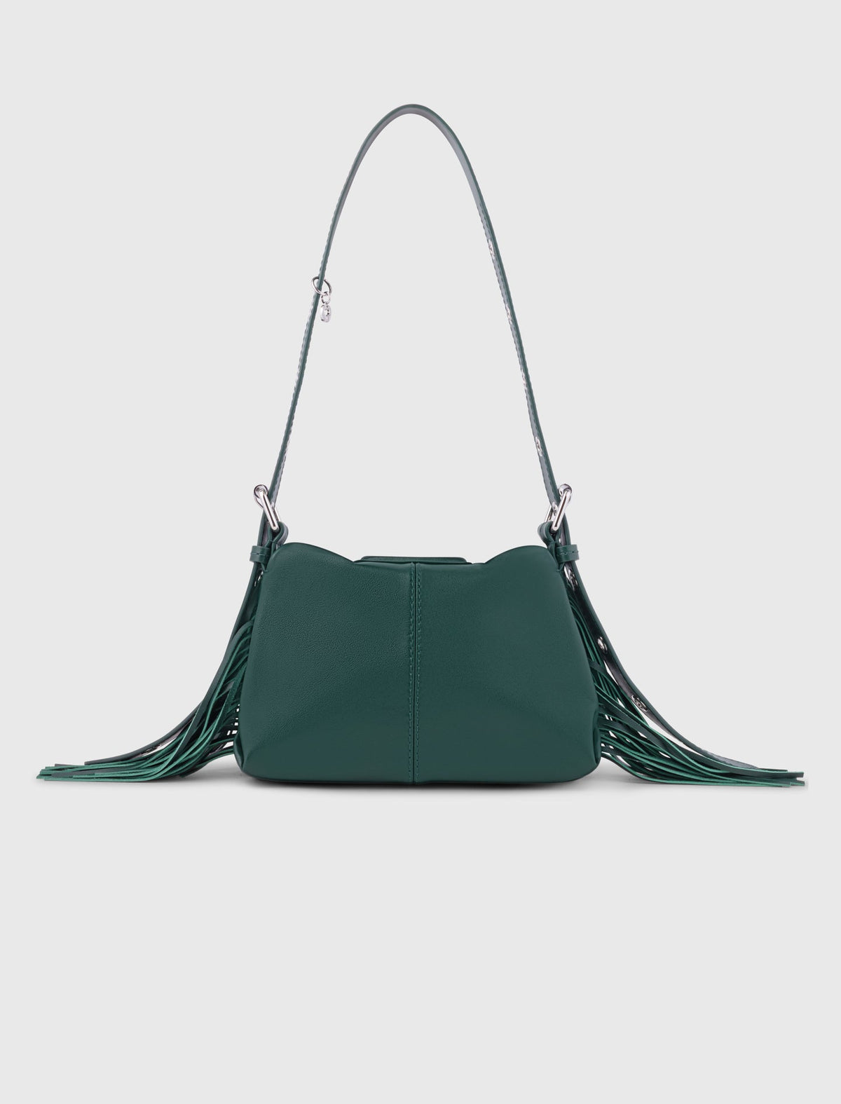 Smooth Leather Mini Miss M Bag Bottle Green