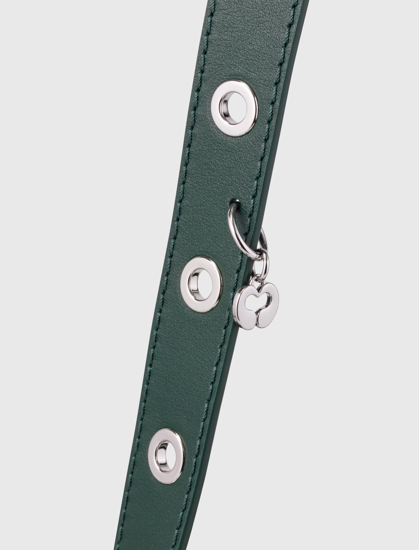 Smooth Leather Mini Miss M Bag Bottle Green