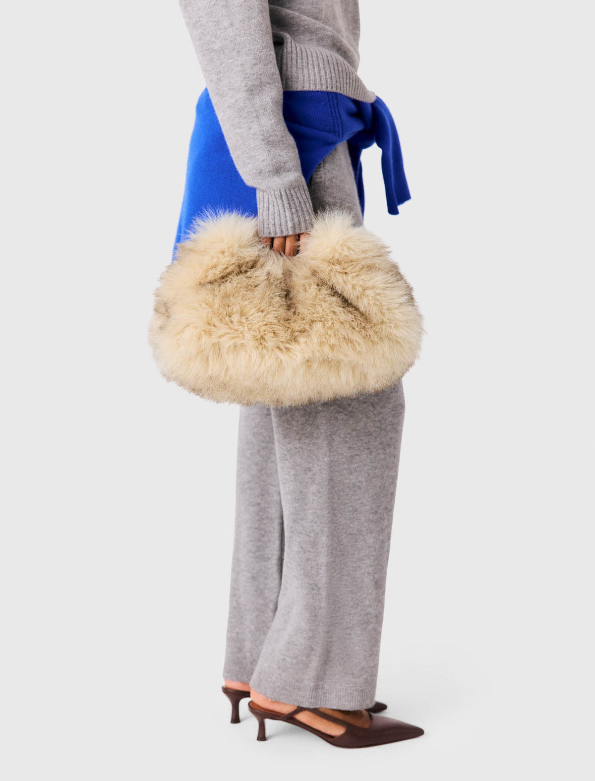 Maje City-Bag Beige