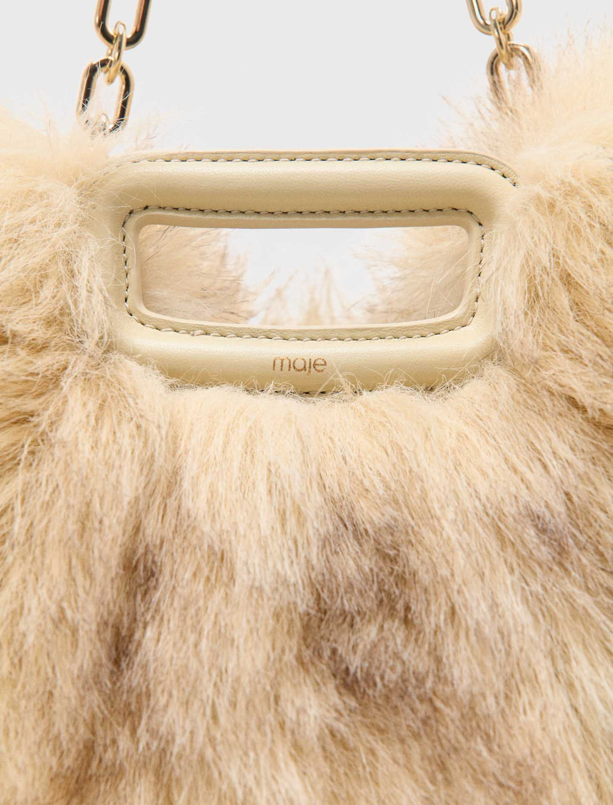 Maje City-Bag Beige