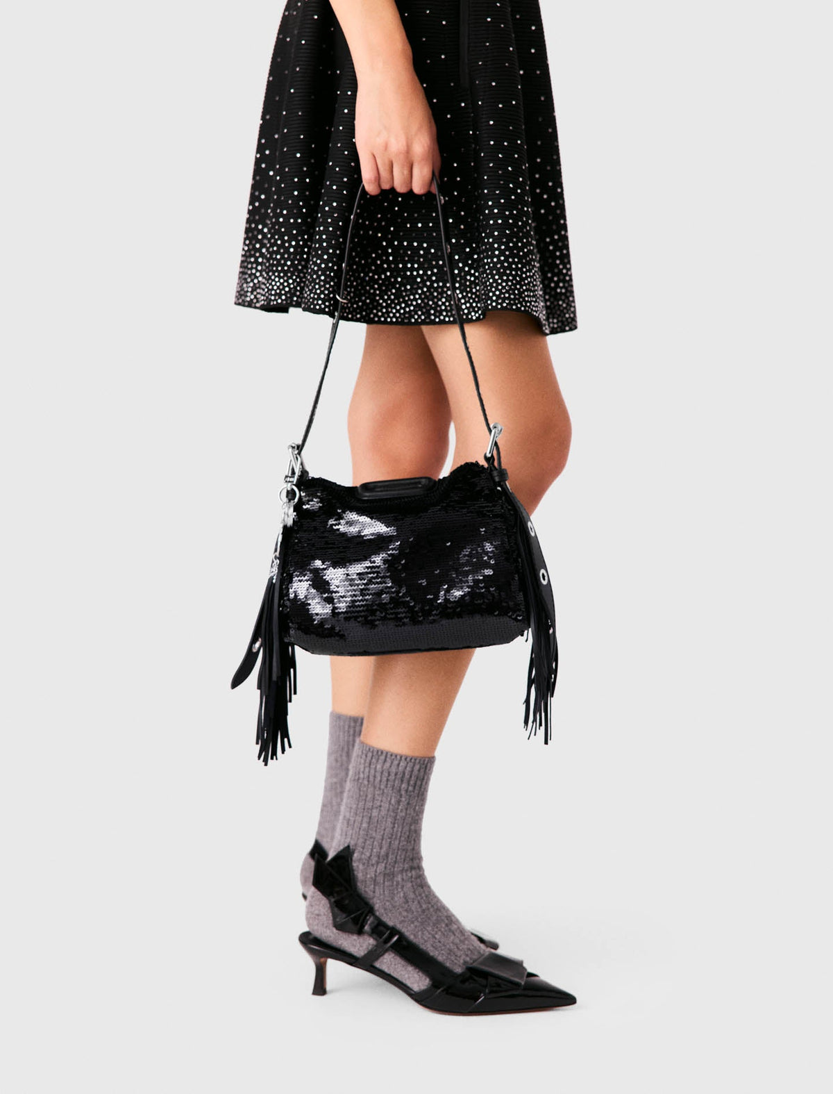 Maje City-Bag Black