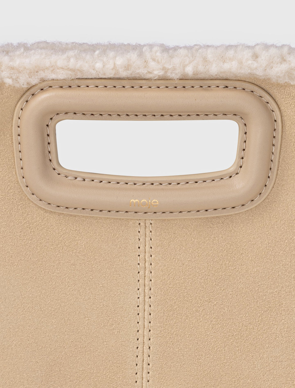 Maje City-Bag Beige