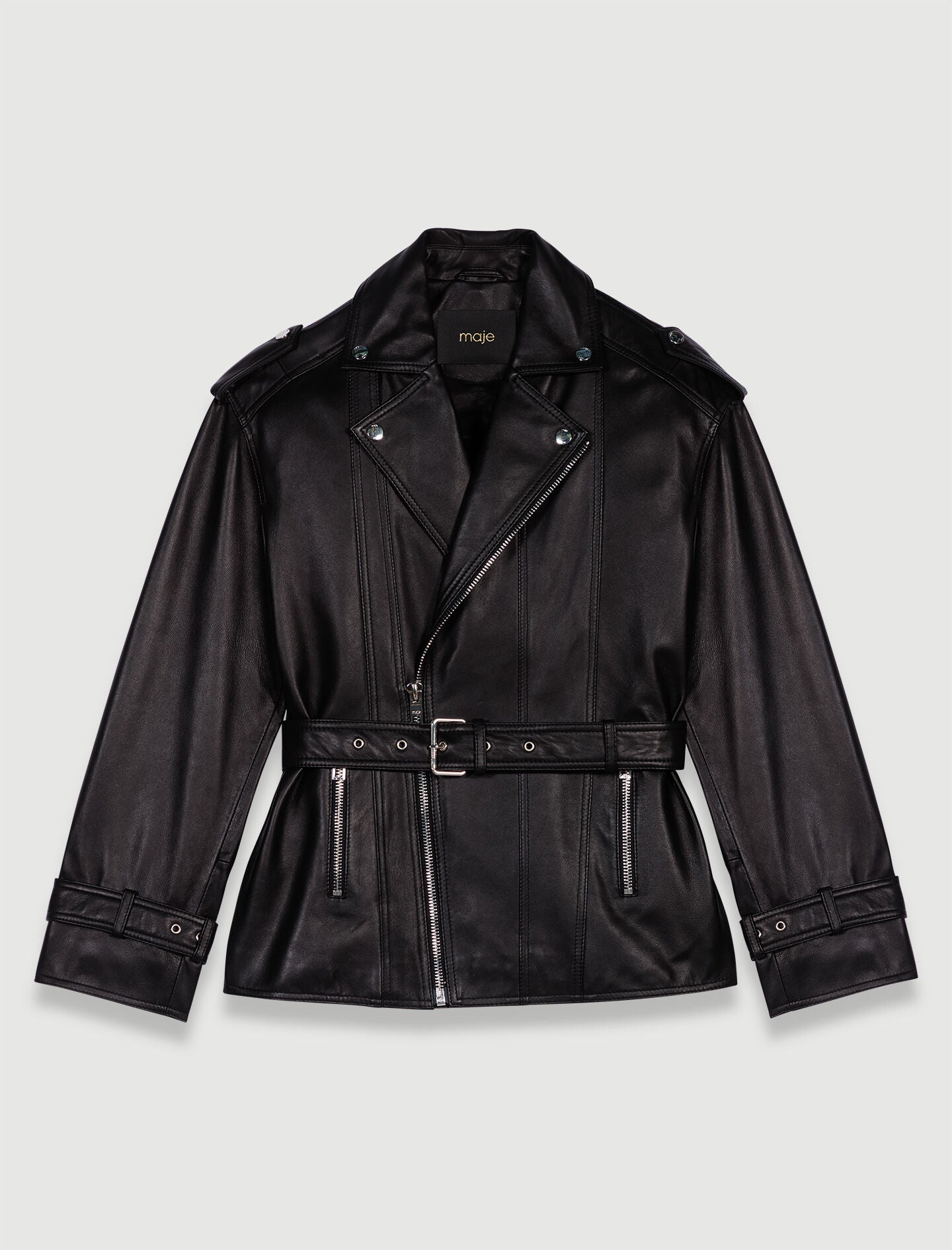 Black-leather jacket