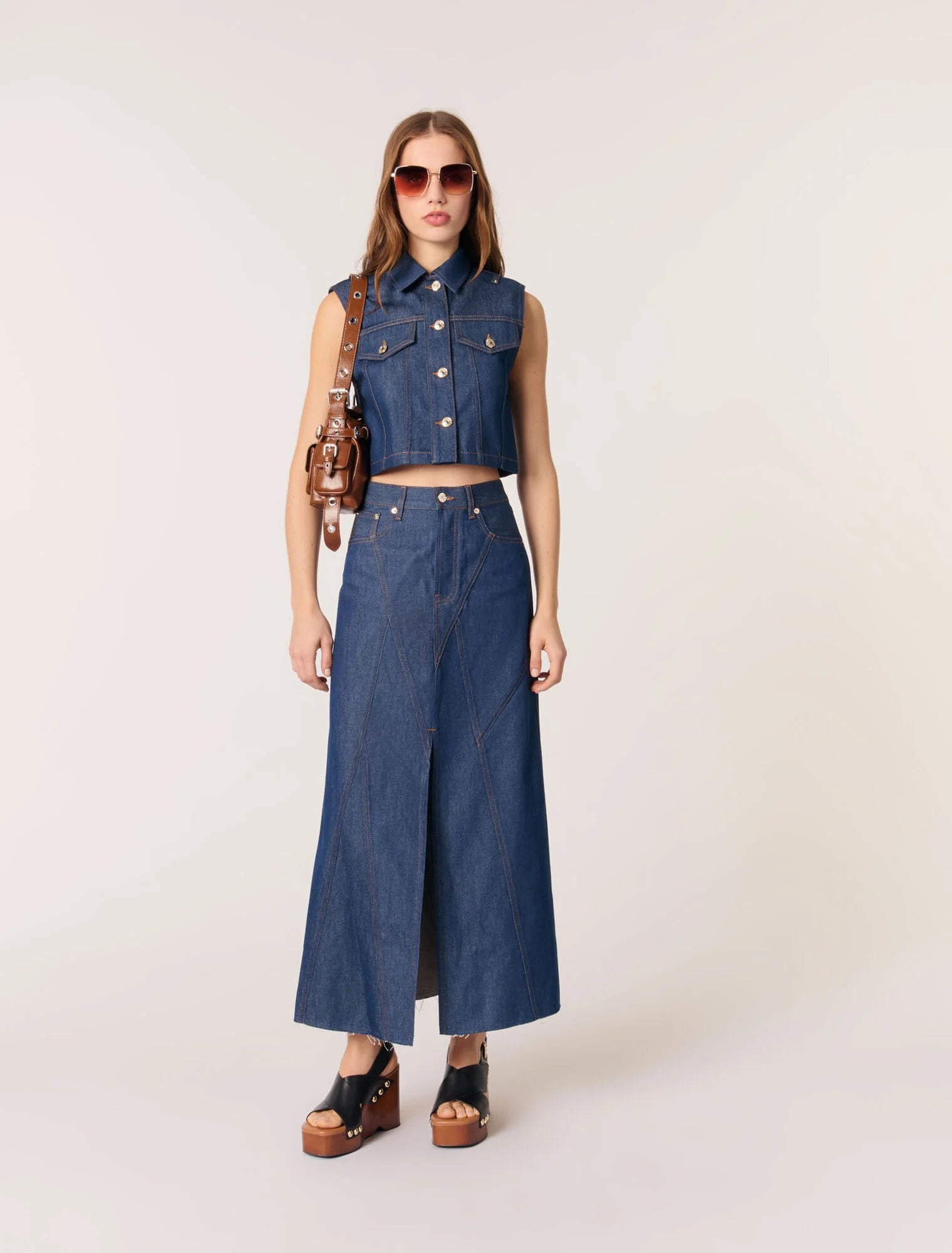 Navy-featured-Denim Cropped Jacket
