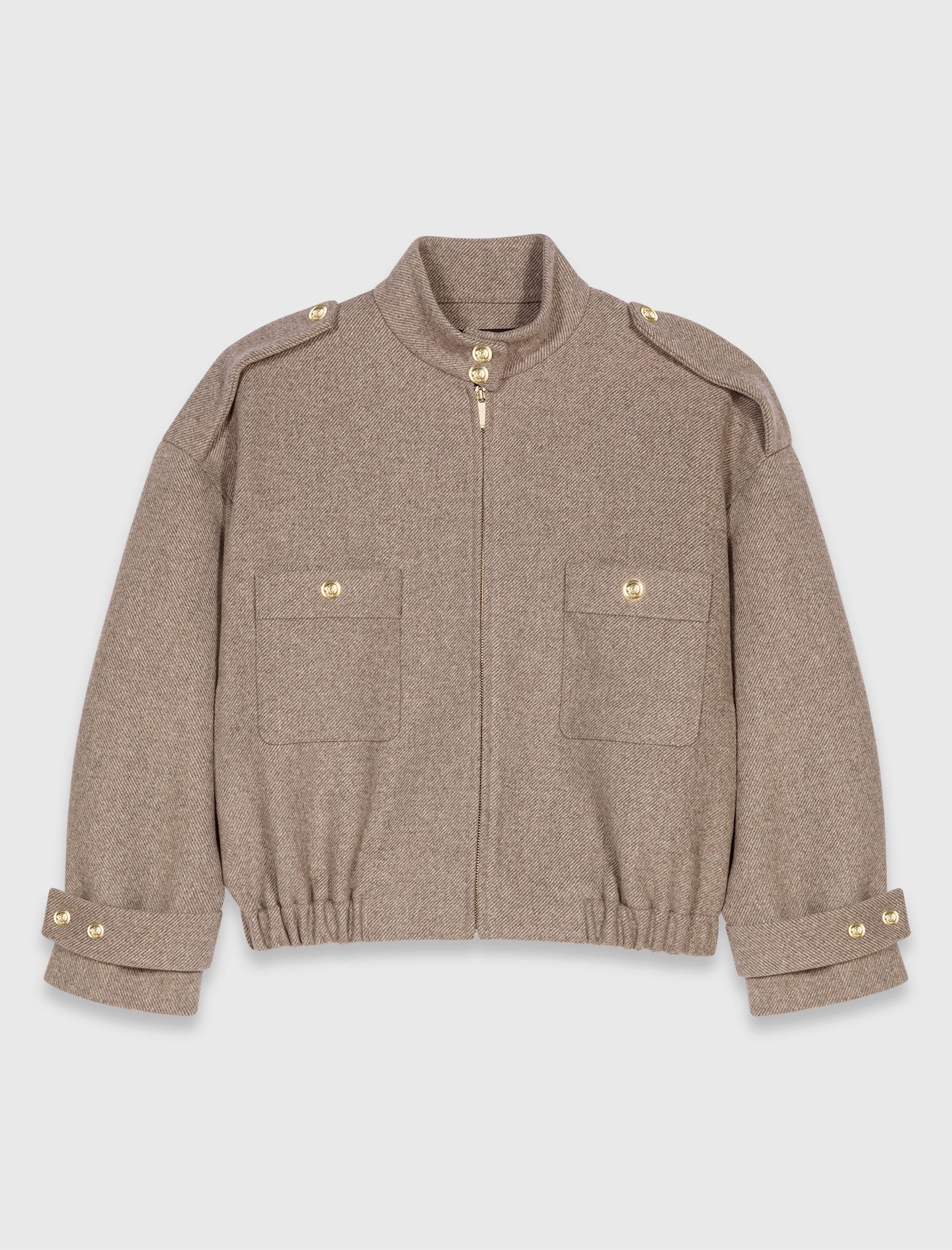 Mixed wool jacket