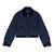 Quilted Jacket With Velvet Details NAVY