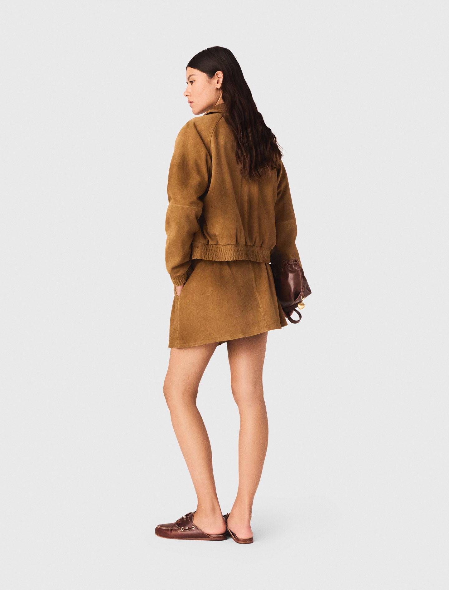Suede Jacket Camel
